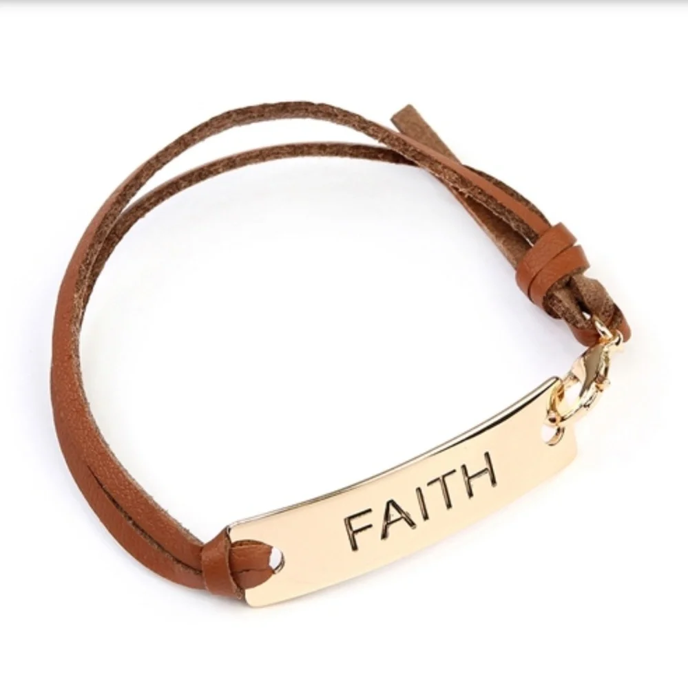 Rustic Faith bracelet